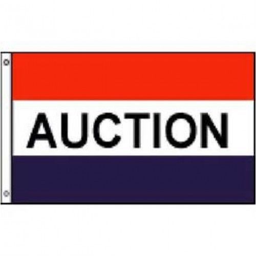 AUCTION BUSINESS  FLAG LARGE 3FT.X5FT.