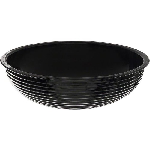 CAMBRO 3.2 QT. ROUND RIBBED BOWLS, 12PK BLACK RSB10CW-110