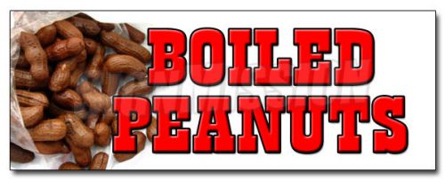12&#034; BOILED PEANUTS DECAL sticker stand cart hot Georgia hot warm southern south