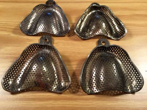 STO-K COE Dental Impression Trays *Lot of 4* (AUTOCLAVABLE)