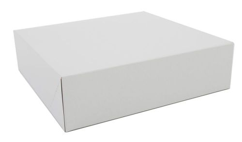 Kraft Paperboard White Bakery Box by Southern Champion Tray, 12 boxes