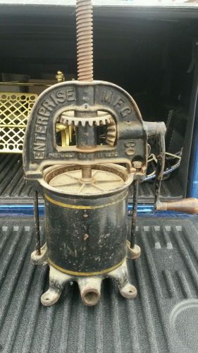 Enterprise Sausage Stuffer, Enterprise No. 25 , 4 Qt, 1876, 1883, Primitive