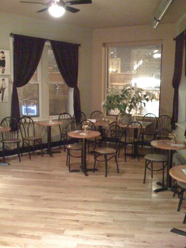 Cafe tables and chairs