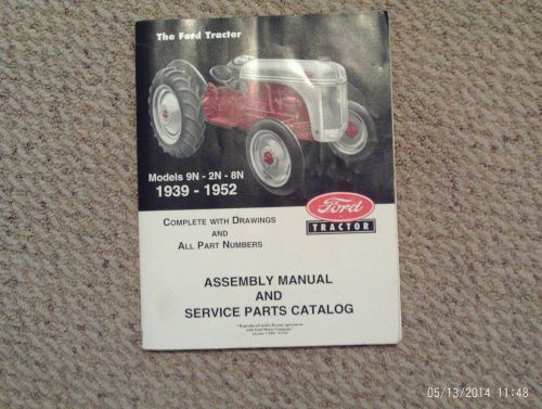 FORD 8N,  9N,  2N  PARTS CATALOG