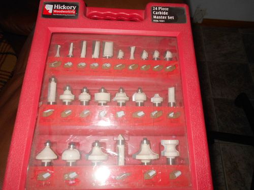 HICKORY 24 PEICE CARBIDE MASTER SET  1/2 &#034; SHAFT  (NEW)