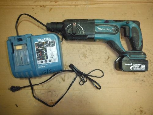 MAKITA BHR240 CORDLESS ELECTRIC 18V ROTARY HAMMER DRILL HAMMERDRILL!