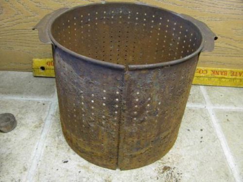 Enterprise 6 Quart Sausage Stuffer Strainer Basket Lard Fruit Wine Juice Press