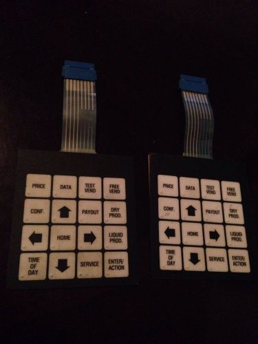 Lot Of 2 Crane National Keypads For Vending Machines Snack Food