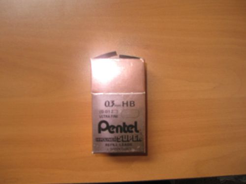 PENTEL 0.3MM 12 TUBES OF HI POLYMER LEAD FOR SALE