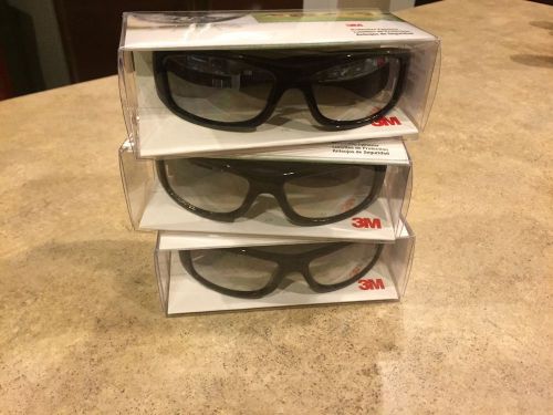 3m 11216 moon dawg protective glasses, indoor/outdoor lens  black frame set of 3 for sale
