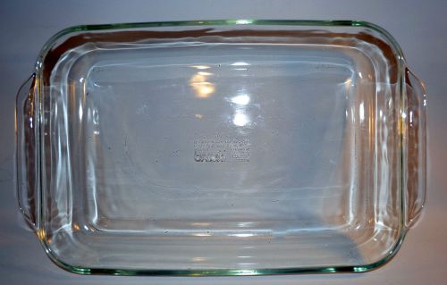 Pyrex 233R Baking Dish Baking Pan Clear Glass 13x9x2