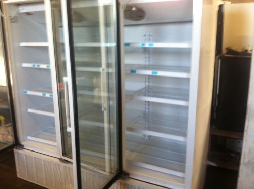 Ice Cream Freezer 3 Door Glass