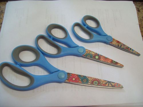 Set of THree Stainless Steel Floral Scissors