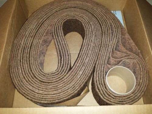 (5PC) 3M 3&#034; X 132&#034; A-CRS Scotch-Brite Belt TAN #048011-05023