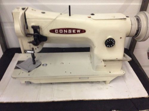 CONSEW  206-RB4  WALKING FOOT  BIG BOBBIN  +REVERSE INDUSTRIAL SEWING MACHINE