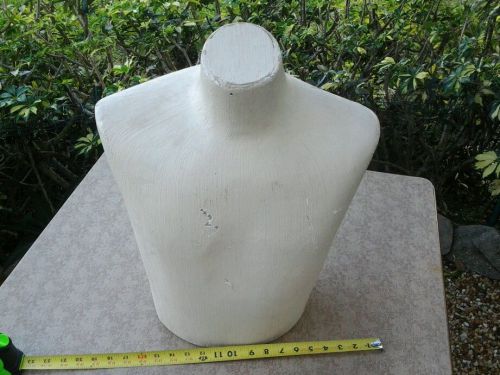 Male mannequin torso off white