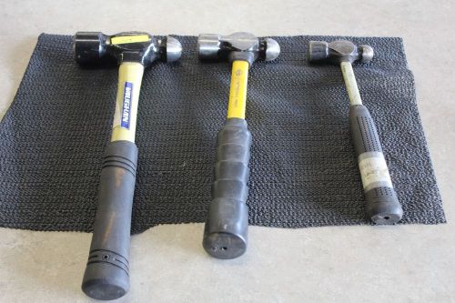 LOT OF 3 BALL PEEN HAMMERS  #268