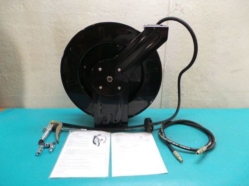 Legacy L8515K 50 Ft Host, 5000 PSI, Grease Hose Reel Kit w/ Gun