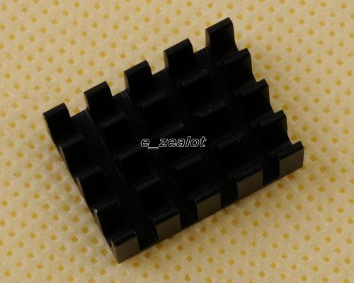 10PCSBlack HeatSink 19x14x7mm Router IC Heat Sink Aluminum  Cooling Fin Perfect