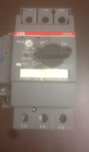 ABB MS 450 MOTOR STARTER 1SAM450000R1005 28-40A  3 POLE 1SA M45 0000 R1005