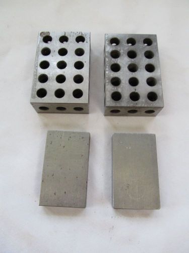 Machinist Gauge Block Hold Blocks 4 Qty Vintage