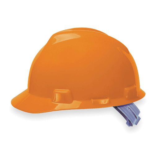 Hard hat, frtbrim, slotted, pinlk, orange 463945 for sale