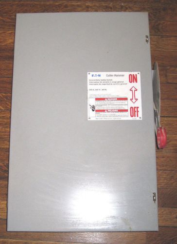 Eaton Cutler-Hammer DG224NGK 200a 240v 1ph Fused Safety Switch