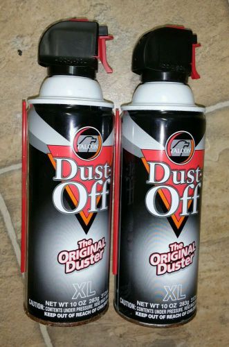 Dust-Off - XL by Falcon Compressed Can Air Gas Duster 10 oz - 2 Cans &#034;New&#034;