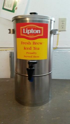 CECILWARE RESTAURANT STYLE LIPTON TEA DISPENSER STAINLESS STEEL