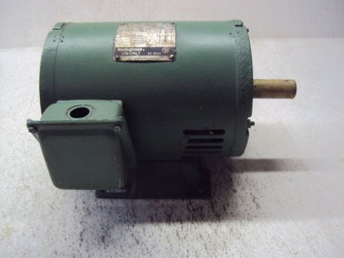 WESTINGHOUSE MOTOR 05-3H4SBDP-MK MODEL SBDP HP 3 RPM 1750 FR 182T V 230/460 USED