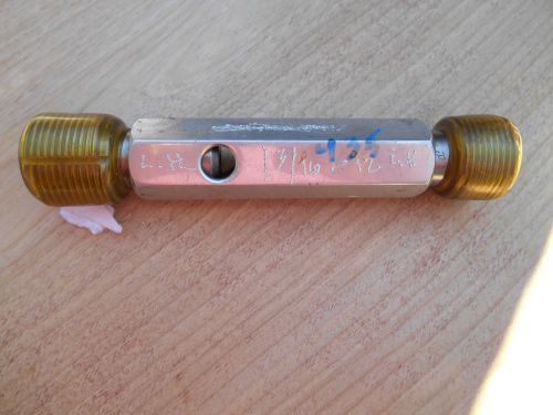 1 3/16 - 12  LEFT HAND THREAD PLUG GAGE , GO , NO GO