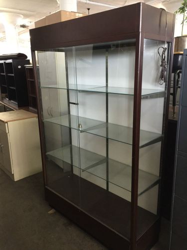 GLASS DISPLAY/SHOW CASE w/ LOCK &amp; KEY