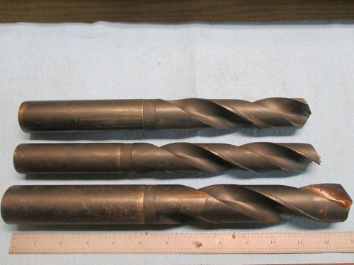 SHARP 1 7/32 1 3/8 &amp; 1 7/16 HSS USA MADE DIA DRILL BITS MACHINIST CNC TOOLING