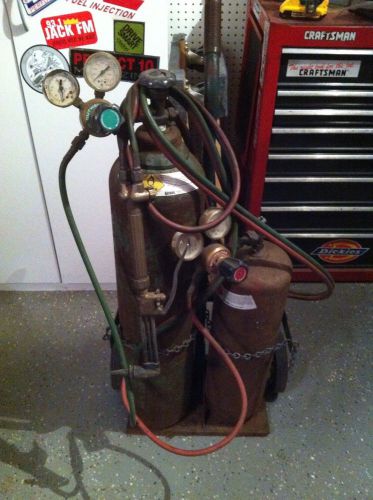 Oxygen/Acetylene Torch Bottle Set