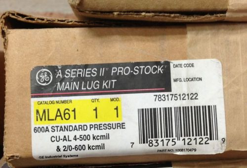 GENERAL ELECTRIC  MAIN LUG  KIT MLA61  NEW IN  BOX