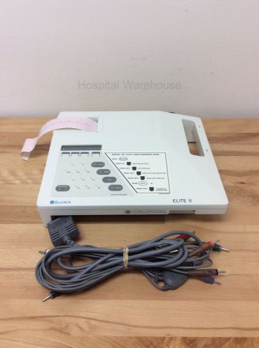 Burdick Spacelabs Elite II ECG System 12 Lead Surigcal OR Diagnostic