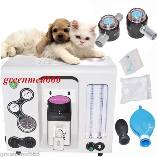 2015 New Veterinary Vet Anesthesia Machine for Sevoflurane Anesthetic +Vaporizer