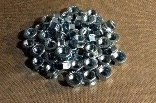 (50) M10x1.25 Metric JIS Serrated Hex Flange Nuts