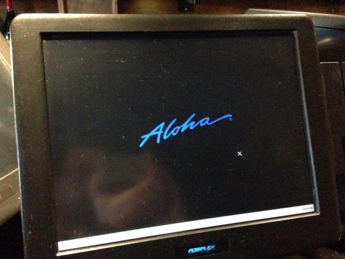 Aloha POS system with 5 posiflex ks-6615 terminals