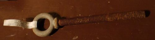 Vintage Eyebolt Bolt Screw Hardware 1/2&#034; x 6&#034; SWL = 2200 Pounds Lbs