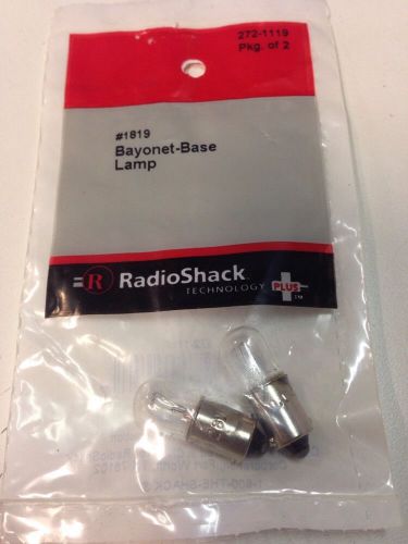 #1819 Bayonet-Base Lamp #272-1119 By RadioShack