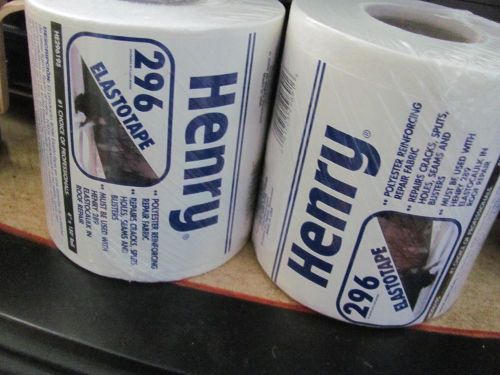 2 Rolls Henry 296 Elastotape Solar Polyester Repair Fabric 4x150