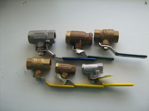 Mixed Lot of 7 Ball Valves