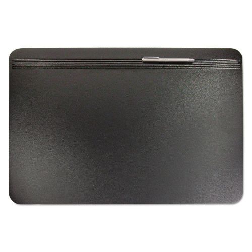 Hide-away pvc desk pad, 24 x 19, black for sale