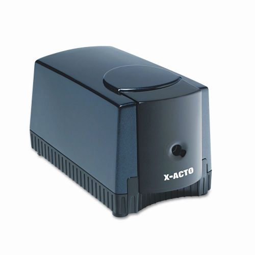 Deluxe Heavy-Duty Desktop Electric Pencil Sharpener, Black/Gray