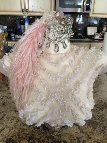 VINTAGE CUSTOM DRESS FORM (TORSO) on STAND... GORGEOUS!!!!