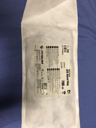 Atrium Self Filling ATS Blood Bag Ref. 2450 EXP. 2018/08 LOT OF 7