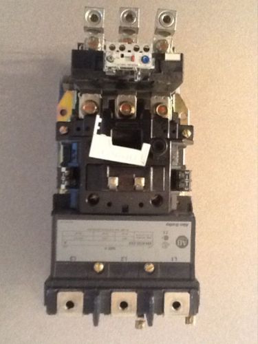 Allen Bradley size 4 motor starter 509-EOD-XXX