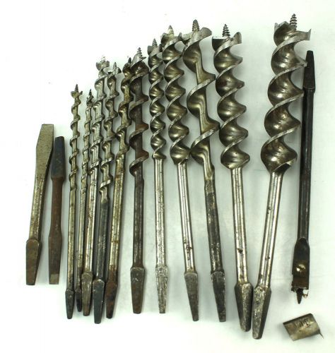 Russell Jennings Quick Boring Santo Irwin Mixed Auger Drill Bit Lot