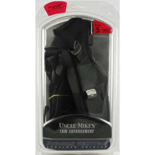 Uncle Mike&#039;s 75051 Black Pro-Pak Vertical Shoulder Holster Size 5 Right Hand